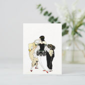 レッドデスマスクイラストレーション ポストカード (スタンド正面)