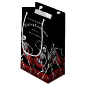 レッドデス踊り骨格ゴシック結婚ズ スモールペーパーバッグ (裏面アングル)
