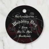 レッドデス踊り骨格ゴシック結婚ズ フェイバータグ (裏面)