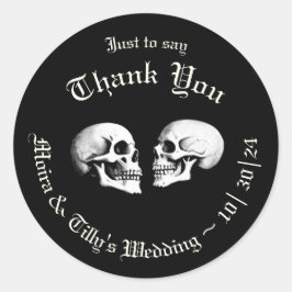 レッドデス踊り骨格ゴシック結婚ズ ラウンドシール