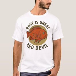レッドデビルシクリッド – "Rage Is"パーソナ素晴らしリティ Tシャツ