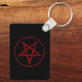 レッドデビルペンタグラム キーホルダー (裏面)