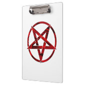 レッドデビルペンタグラム クリップボード (左)