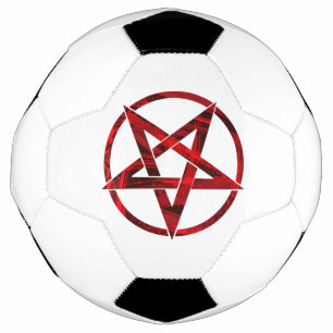 レッドデビルペンタグラム サッカーボール