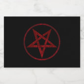 レッドデビルペンタグラム スパークリングワインラベル (シングルラベル)