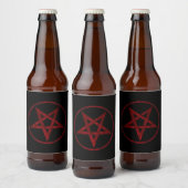 レッドデビルペンタグラム ビールラベル (ボトル)