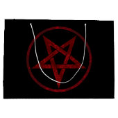 レッドデビルペンタグラム ラージペーパーバッグ (裏面)