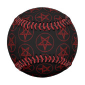 レッドデビルペンタグラム 野球ボール (裏面)