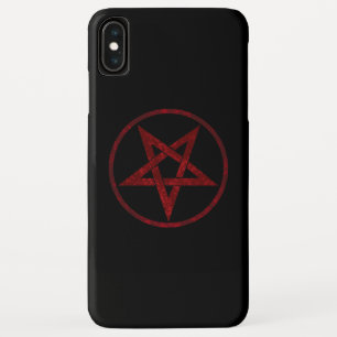レッドデビルペンタグラム iPhone XS MAXケース