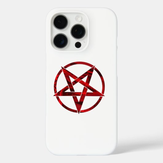 レッドデビルペンタグラム Case-Mate iPhoneケース (裏面)
