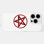 レッドデビルペンタグラム Case-Mate iPhoneケース (裏面 (横))