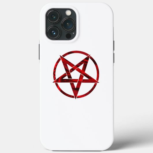 レッドデビルペンタグラム Case-Mate iPhoneケース (裏面)