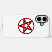 レッドデビルペンタグラム Case-Mate iPhoneケース (裏面 (横))