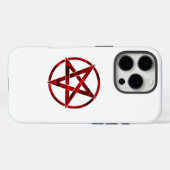 レッドデビルペンタグラム Case-Mate iPhoneケース (裏面 (横))
