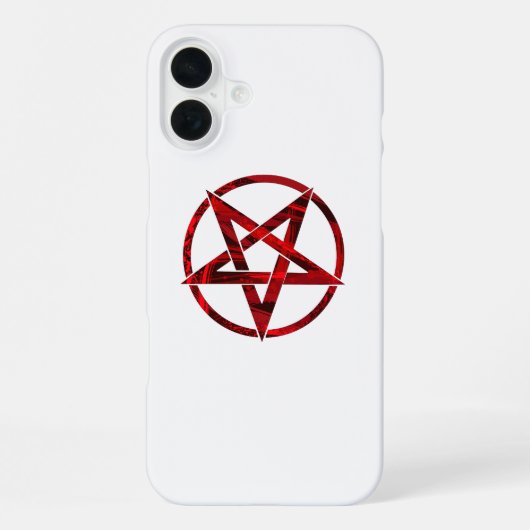 レッドデビルペンタグラム iPhoneケース (裏面)