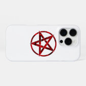 レッドデビルペンタグラム iPhoneケース (裏面横)