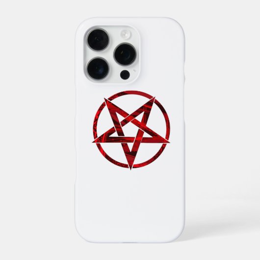 レッドデビルペンタグラム iPhoneケース (裏面)