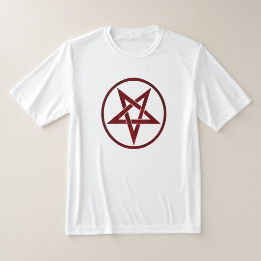 レッドデビルペンタグラム Tシャツ (レイダウン)