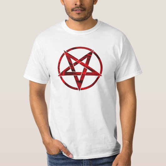 レッドデビルペンタグラム Tシャツ (正面)