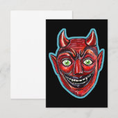 レッドデビル ヴィンテージ ハロウィンたち 招待状 (正面/裏面)