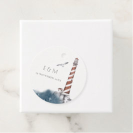 レッドデュスキーブルーライトハウスシーモノグラム結婚ズFA フェイバータグ