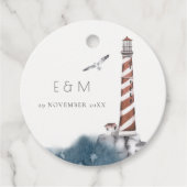 レッドデュスキーブルーライトハウスシーモノグラム結婚ズFA フェイバータグ (正面)