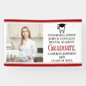 レッドデンタルスクール卒業式パーティーの写真 横断幕 (横)