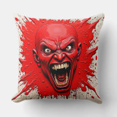 レッドデーモンフューリー・アート クッション (正面)