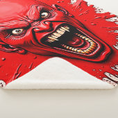 レッドデーモンフューリー・アート シェルパブランケット (3/4)