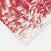 レッドトイレホリデイ フリースブランケット (角)