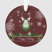 レッドトインデアオーナメント オーナメント (正面)