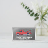 レッドトウトラック | 金属縁ど 名刺 (スタンド正面)