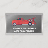 レッドトウトラック | 金属縁ど 名刺 (正面)