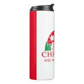 レッドトップ品質クリスマスサーマルタンブラー贈り物。 タンブラー (回転左)