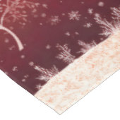 レッドトナカイのクリスマス テーブルクロス (アングル)