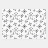 レッドトナカイ雪 ラッピングペーパーシート (正面3)