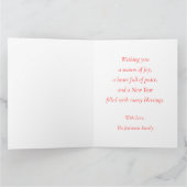 レッドトナディアホエレガントリデイ カード (内部)