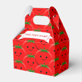 レッドトマトパターン名前をカスタムする フェイバーボックス (裏面サイド)