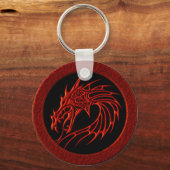 レッドトライバルドラゴン キーホルダー (正面)