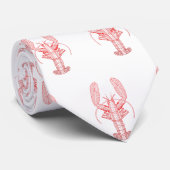 レッドトライバルロブスター ネクタイ (ロール)