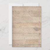 レッドトラクターの誕生日パーティーの招待状 招待状 (裏面)