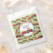 レッドトラクタートラックファームプロデュース誕生日 フェイバーバッグ (クリップ留めされた状態)