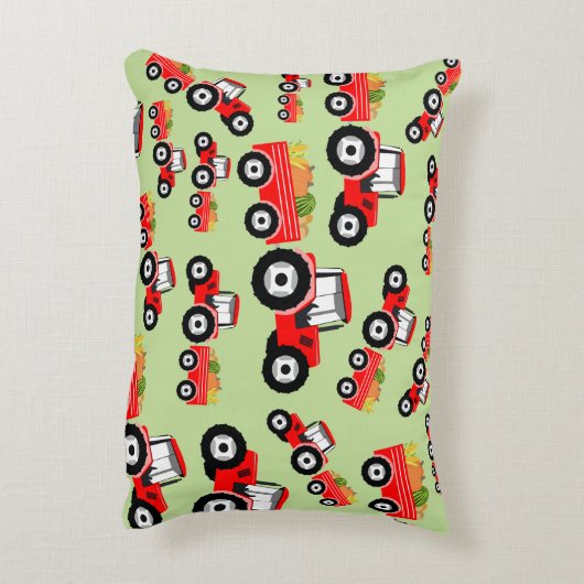 レッドトラクタートラックファームプロデュース アクセントクッション (裏面(縦))