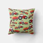 レッドトラクタートラックファームプロデュース クッション (裏面)