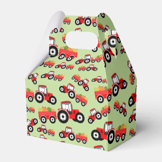 レッドトラクタートラックファームプロデュース フェイバーボックス (正面サイド)