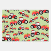 レッドトラクタートラックファームプロデュース ラッピングペーパーシート (正面2)