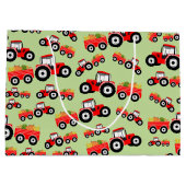 レッドトラクタートラックファームプロデュース ラージペーパーバッグ (裏面)