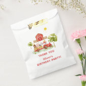 レッドトラクターファーム動物の誕生日パーティー フェイバーバッグ (封をした状態)