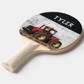 レッドトラクターファーム名機材耕クール業 卓球ラケット (正面アングル)