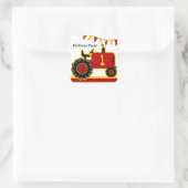 レッドトラクター1st誕生日 スクエアシール (バッグ)